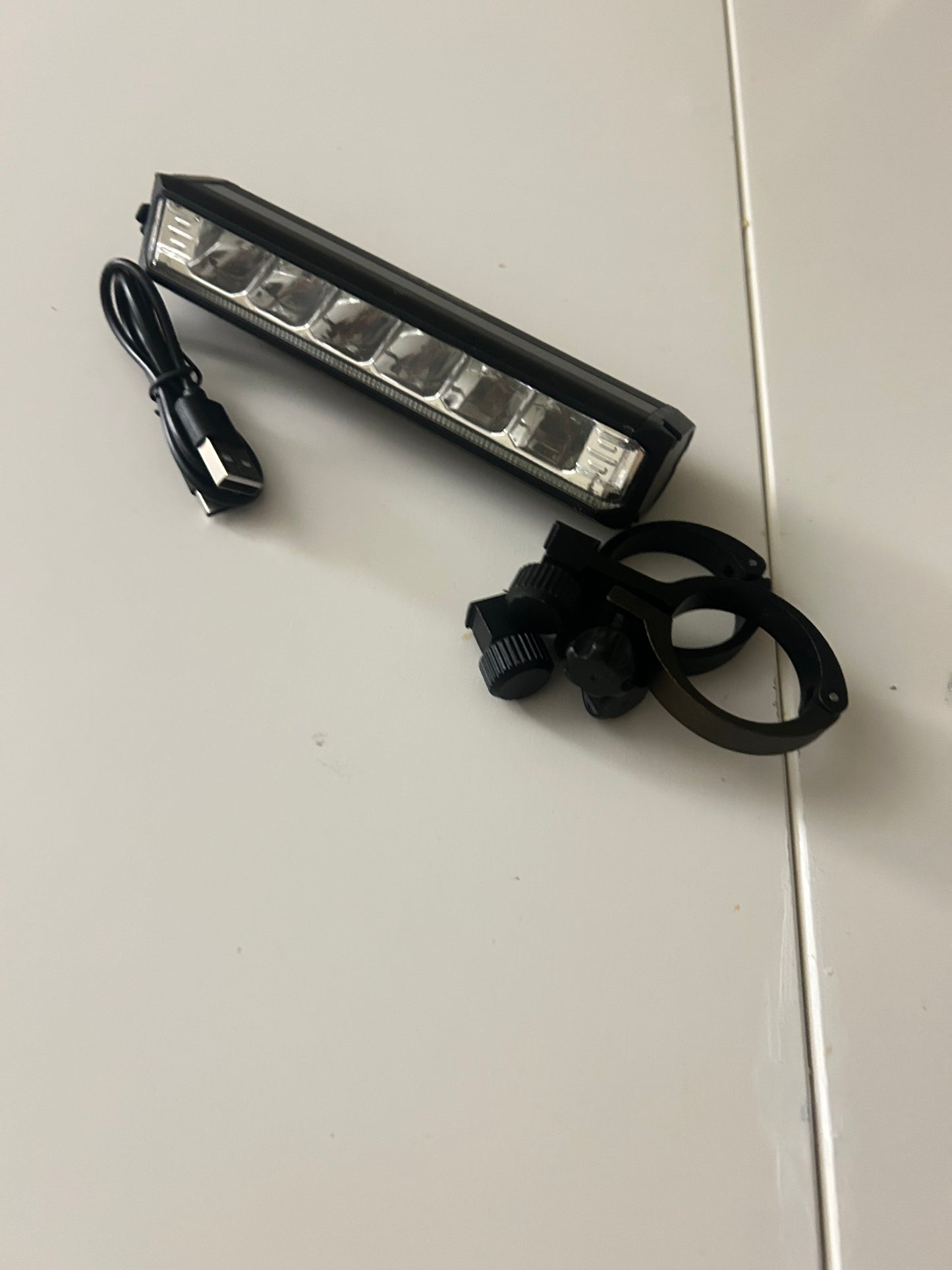 Rechargeable attachment bar light