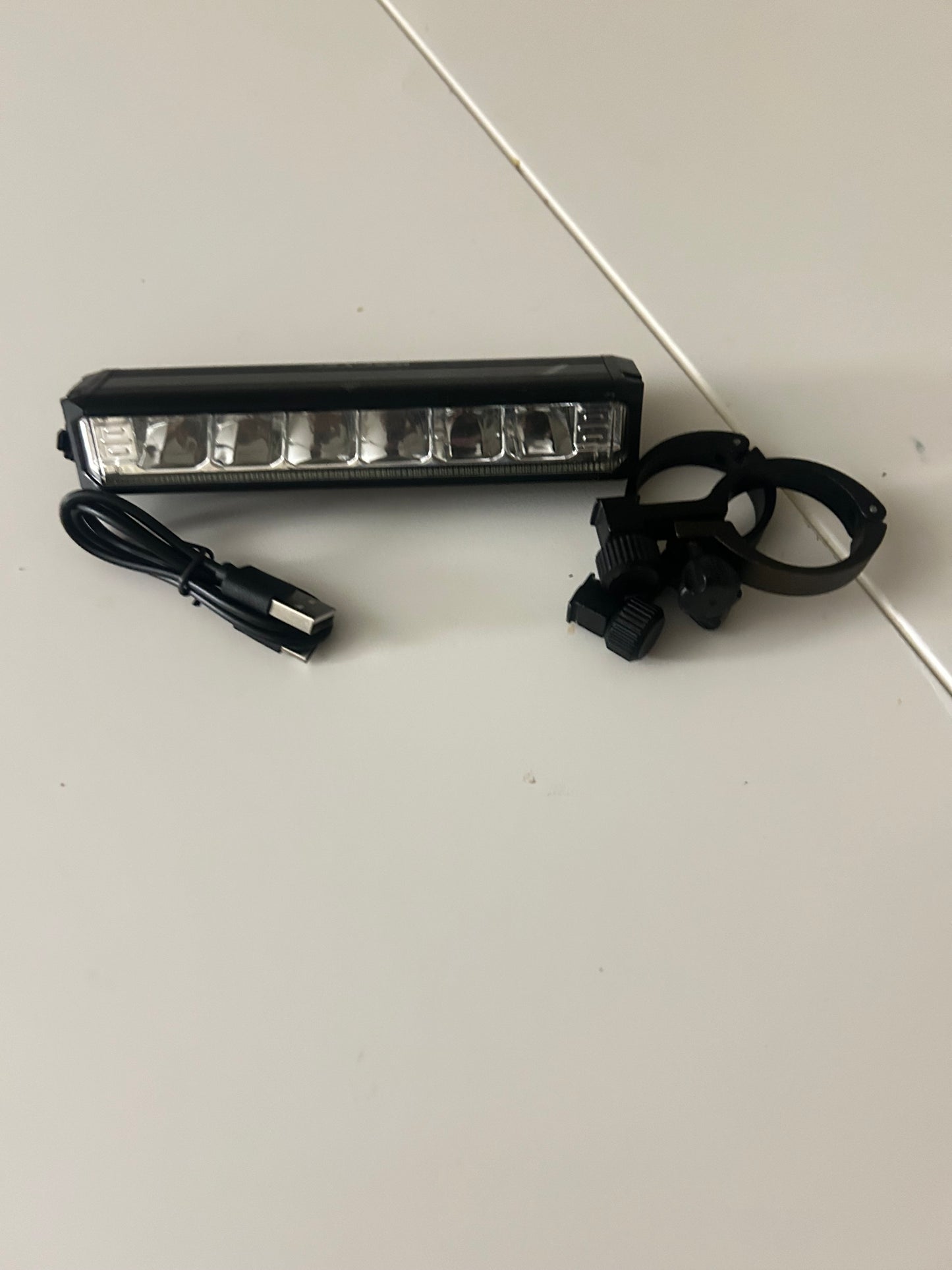Rechargeable attachment bar light