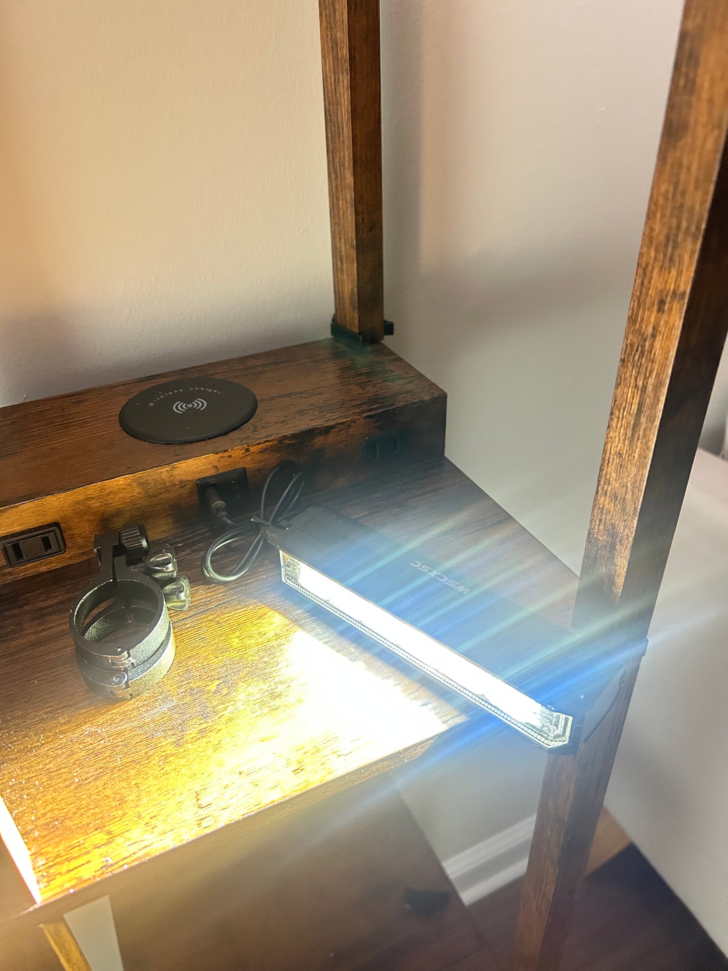 Rechargeable attachment bar light