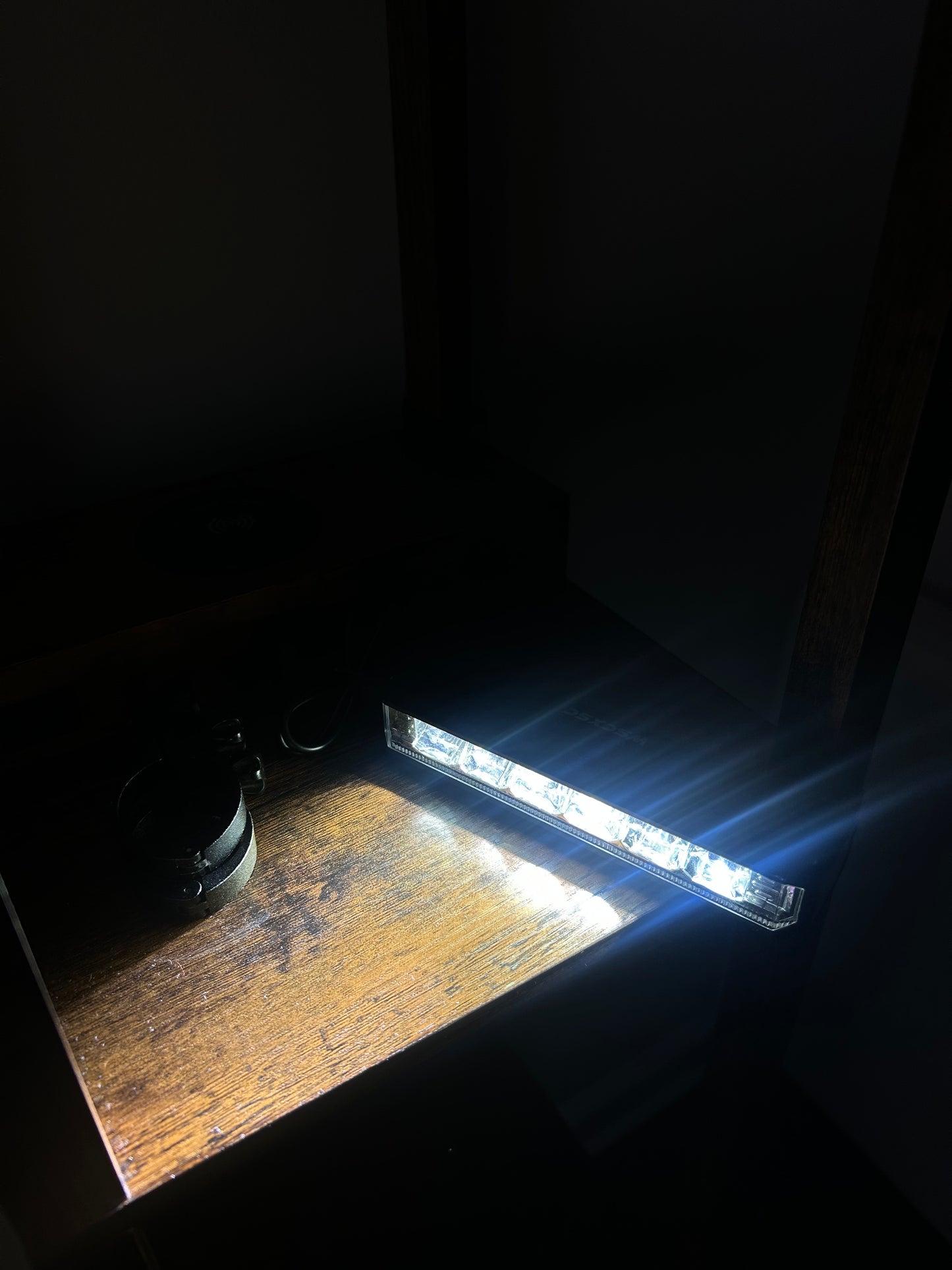 Rechargeable attachment bar light