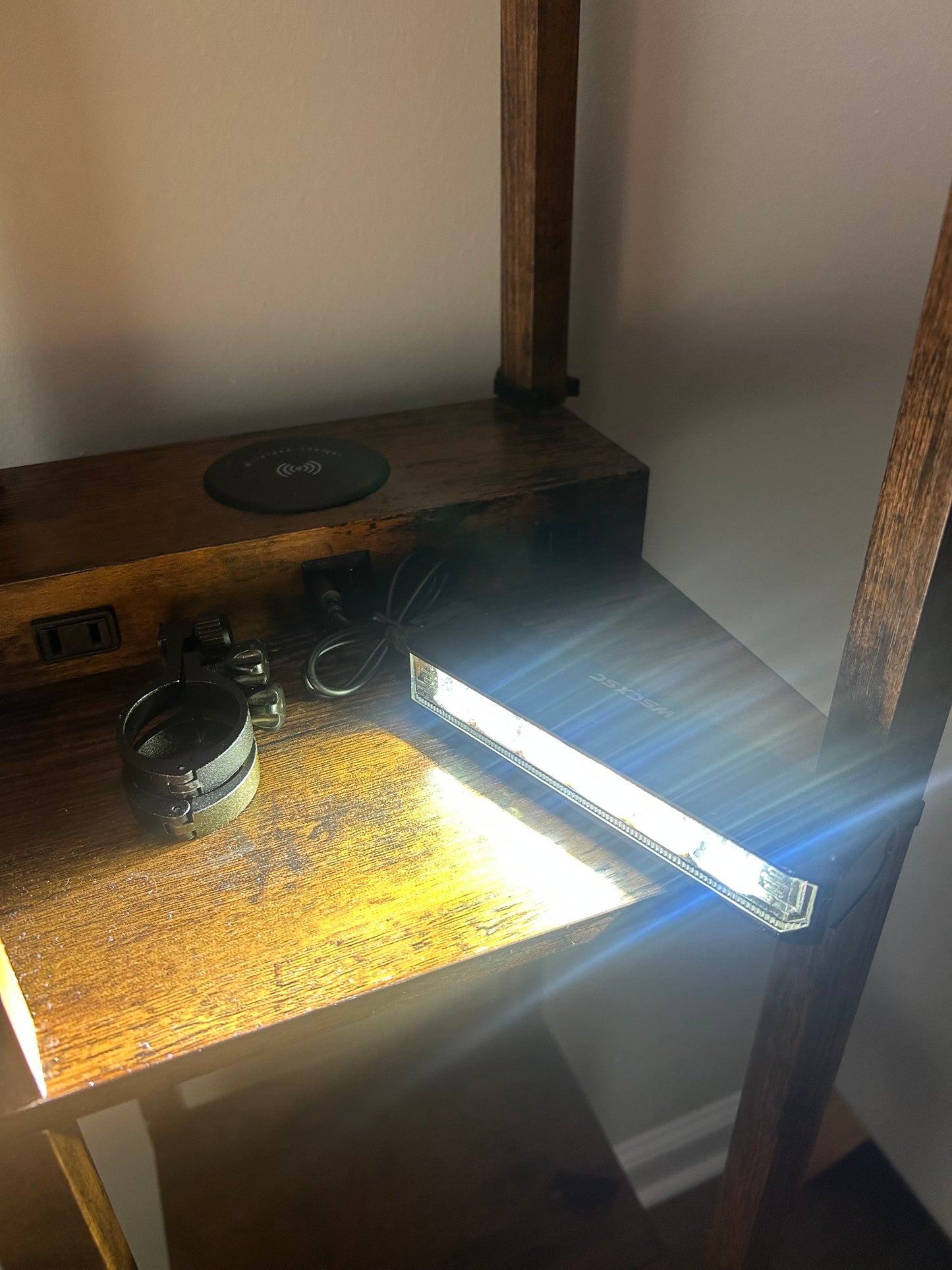 Rechargeable attachment bar light