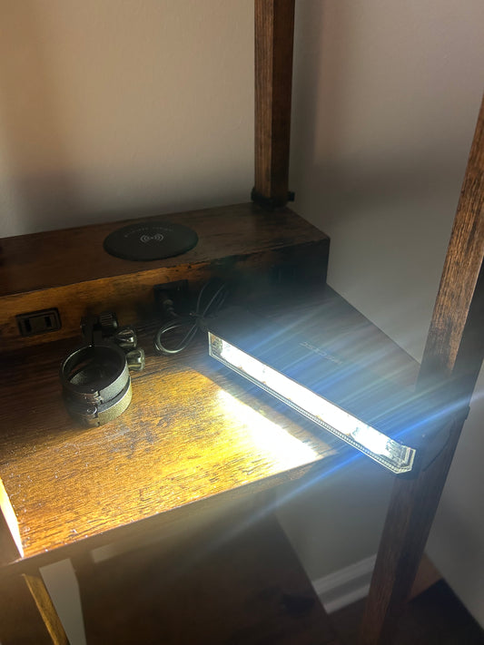 Rechargeable attachment bar light